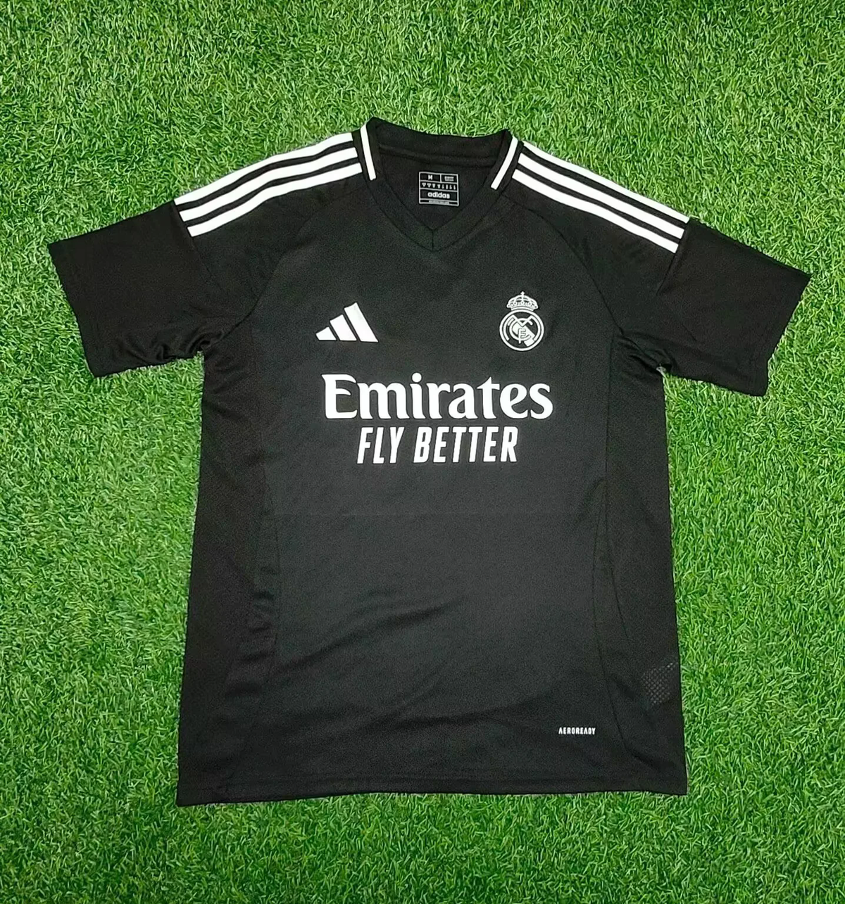 Real Madrid Svart Hemmatröja
